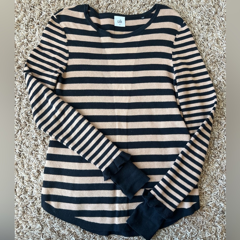 Cabi Earn Your Stripes sweater